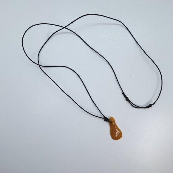 Australian natural boulder opal pendant with leather necklace - Picture 9 of 11